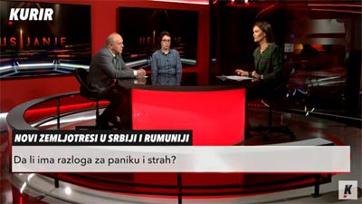  Novi zemljotresi u Srbiji i Rumuniji: prof. dr Dragoman Rabrenovic, direktor Geološkog zavoda Srbije