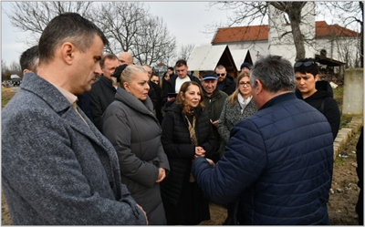  Обилазак  клизишта у Великој Врбици, општина Кладово 